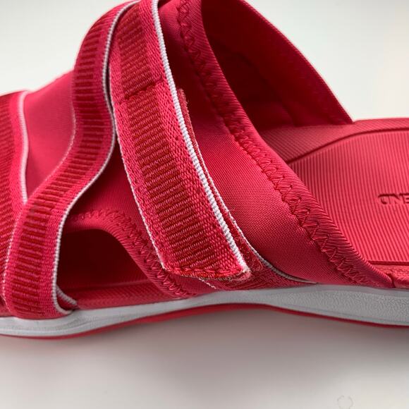 Lands End Sandals Water Resistant Pink Slides Comfort Slip On Women's 9 - Picture 6 of 9